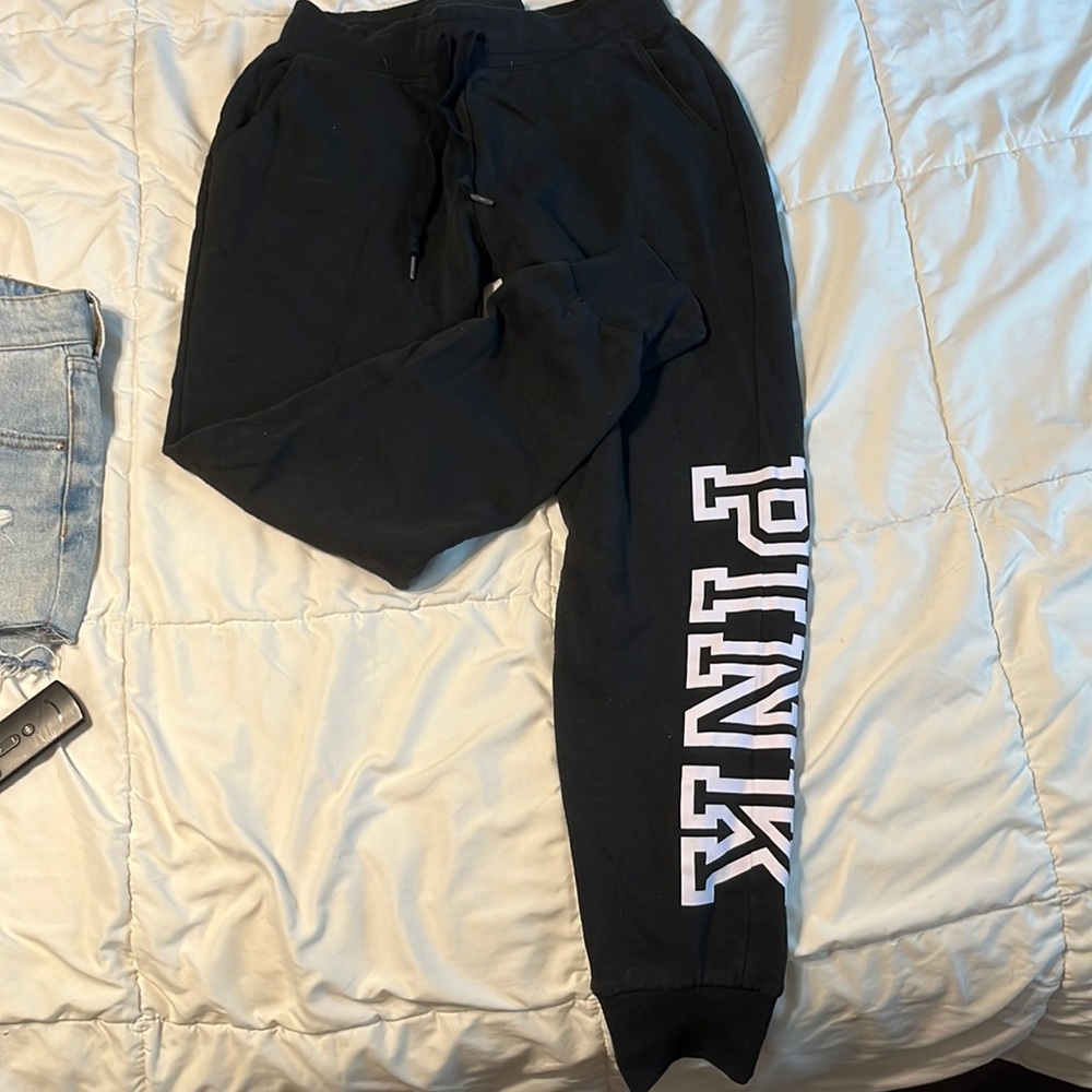 Pink sweatpants